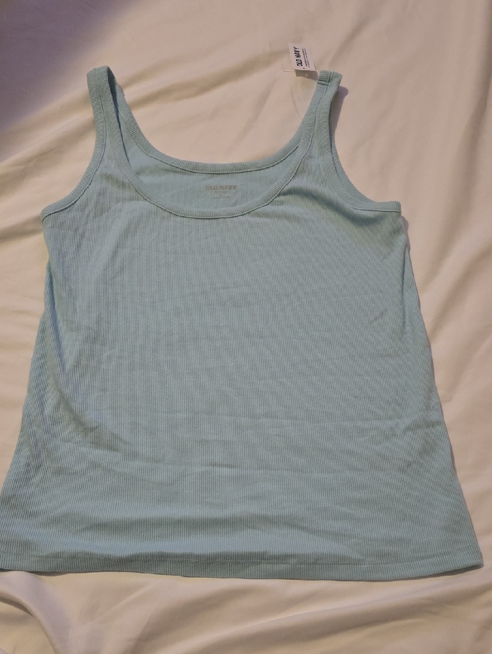 ❣️4 For $20❣️Old Navy Pale Blue Ribbed Tank Top - Women's